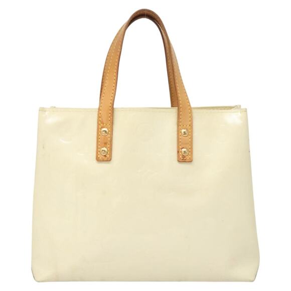 LOUIS VUITTON Monogram Vernis Reade PM Hand Bag Perle M91336 - Picture 13 of 16